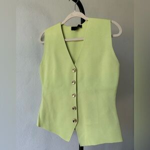 Zara Light Green Knit Top